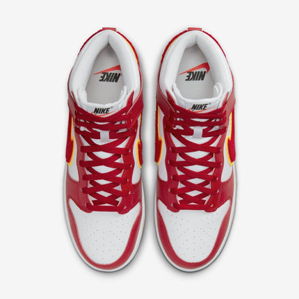 (Men's) Nike Dunk High Retro 'Chenille Swoosh White / Gym Red' (2022) DR8805-101 - SOLE SERIOUSS (4)