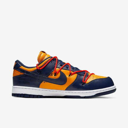 (Men's) Nike Dunk Low LTHR x Off-White 'Michigan Wolverines' (2019) CT0856-700 - SOLE SERIOUSS (2)