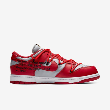 (Men's) Nike Dunk Low LTHR x Off-White 'UNLV University Red' (2019) CT0856-600 - SOLE SERIOUSS (2)