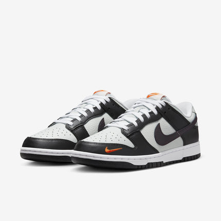 (Men's) Nike Dunk Low 'Mini Swoosh Black / Total Orange' (2023) FN7808-001 - SOLE SERIOUSS (3)