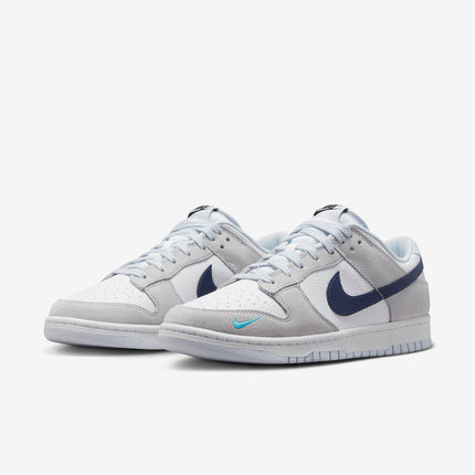 (Men's) Nike Dunk Low 'Mini Swoosh Football Grey / Midnight Navy' (2023) FJ4227-001 - SOLE SERIOUSS (3)