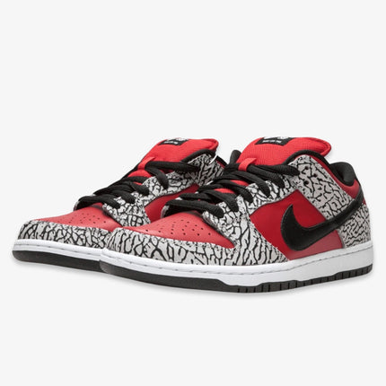 (Men's) Nike Dunk Low Premium SB x Supreme 'Fire Red Cement' (2012) 313170-600 - SOLE SERIOUSS (2)