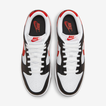 (Men's) Nike Dunk Low Retro 'Red Swoosh Panda' (2022) FB3354-001 - SOLE SERIOUSS (4)