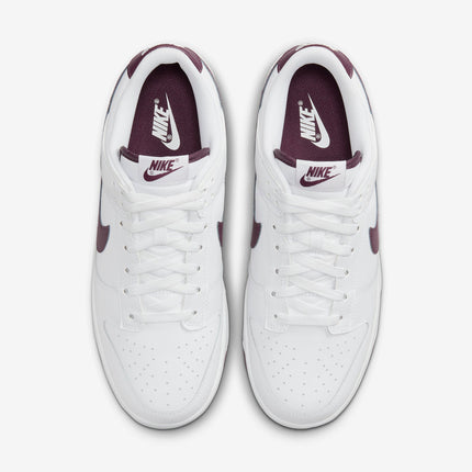 (Men's) Nike Dunk Low Retro 'White / Night Maroon' (2023) DV0831-102 - SOLE SERIOUSS (4)