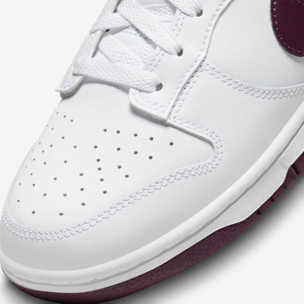 (Men's) Nike Dunk Low Retro 'White / Night Maroon' (2023) DV0831-102 - SOLE SERIOUSS (6)