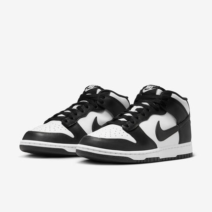 (Men's) Nike Dunk Mid 'Leather Panda Black / White' (2023) FQ8784-100 - SOLE SERIOUSS (3)