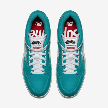 (Men's) Nike SB Air Force 2 Low x Supreme 'New Emerald' (2017) AA0871-313 - SOLE SERIOUSS (4)