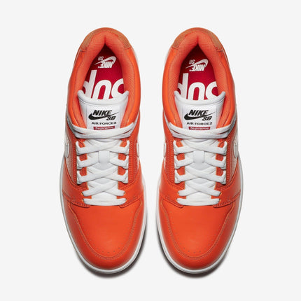 (Men's) Nike SB Air Force 2 Low x Supreme 'Orange Blaze' (2017) AA0871-818 - SOLE SERIOUSS (4)