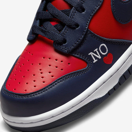 (Men's) Nike SB Dunk High OG QS x Supreme 'By Any Means Necessary Red / Navy' (2022) DN3741-600 - SOLE SERIOUSS (6)