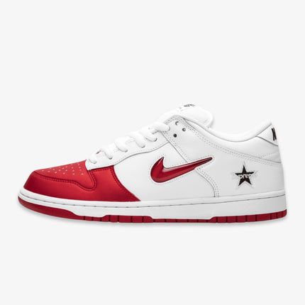 (Men's) Nike SB Dunk Low OG QS x Supreme 'Jewel Swoosh Varsity Red / White' (2019) CK3480-600 - SOLE SERIOUSS (1)