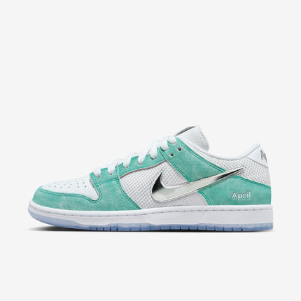 (Men's) Nike SB Dunk Low Pro QS x April Skateboards 'Turbo Green' (2023) FD2562-400 - SOLE SERIOUSS (1)