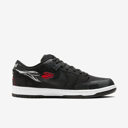 (Men's) Nike SB Dunk Low Pro QS x Wasted Youth 'Black Denim' (2021) DD8386-001 - SOLE SERIOUSS (2)