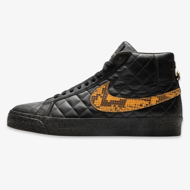(Men's) Nike SB Zoom Blazer Mid QS x Supreme 'Black Snakeskin' (2022) DV5078-001 - SOLE SERIOUSS (1)