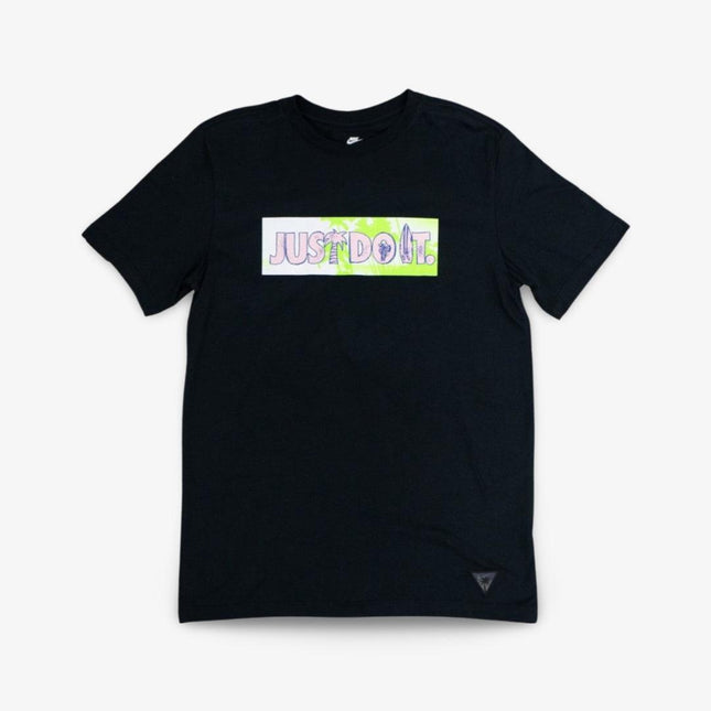 (Men's) Nike T-Shirt 'Just Do It / Beach Party' Black - SOLE SERIOUSS (1)