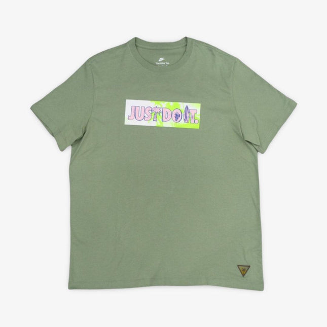 (Men's) Nike T-Shirt 'Just Do It / Beach Party' Green - SOLE SERIOUSS (1)