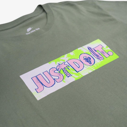(Men's) Nike T-Shirt 'Just Do It / Beach Party' Green - SOLE SERIOUSS (3)