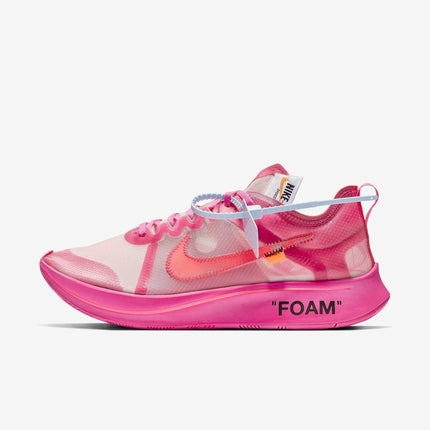 (Men's) Nike The 10: Zoom Fly x Off-White 'Tulip Pink' (2018) AJ4588-600 - SOLE SERIOUSS (1)