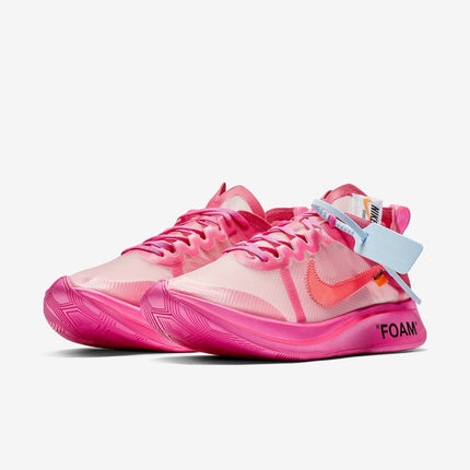 (Men's) Nike The 10: Zoom Fly x Off-White 'Tulip Pink' (2018) AJ4588-600 - SOLE SERIOUSS (3)