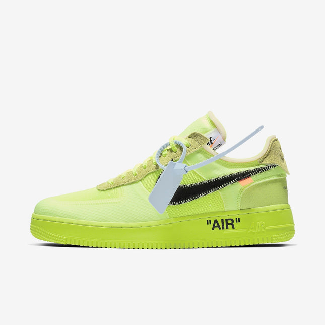 (Men's) Nike The Ten: Air Force 1 Low x Off-White 'Volt' (2018) AO4606-700 - SOLE SERIOUSS (1)