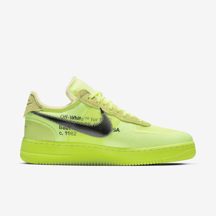 (Men's) Nike The Ten: Air Force 1 Low x Off-White 'Volt' (2018) AO4606-700 - SOLE SERIOUSS (2)