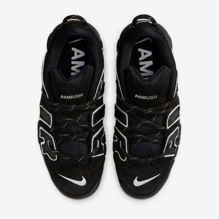 (Men's) Nike x AMBUSH Air More Uptempo Low 'Black / White' (2023) FB1299-001 - SOLE SERIOUSS (4)