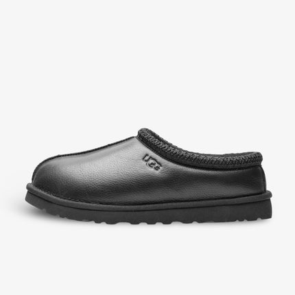 (Men's) UGG Tasman Leather Slipper 'Black' (2023) 1140930-BTNL - SOLE SERIOUSS (1)