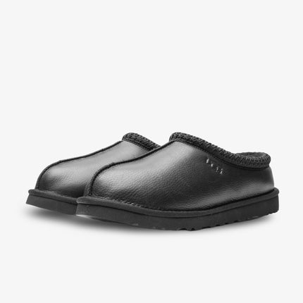 (Men's) UGG Tasman Leather Slipper 'Black' (2023) 1140930-BTNL - SOLE SERIOUSS (3)