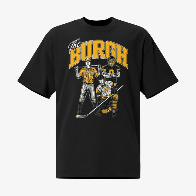 Mercy Rule 'Hometown Heroes Pittsburgh' Oversized T-Shirt Black | SOLE SERIOUSS [1]