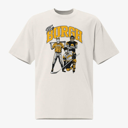 Mercy Rule 'Hometown Heroes Pittsburgh' Oversized T-Shirt White | SOLE SERIOUSS [1]