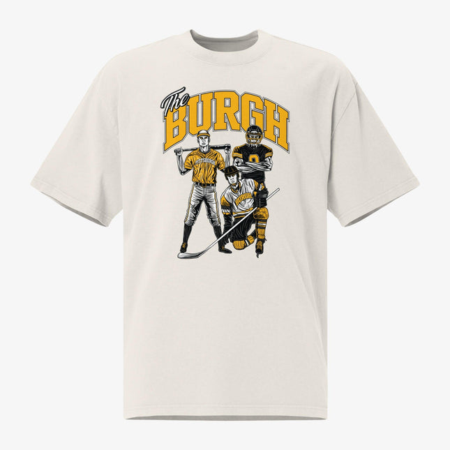 Mercy Rule 'Hometown Heroes Pittsburgh' Oversized T-Shirt White | SOLE SERIOUSS [1]