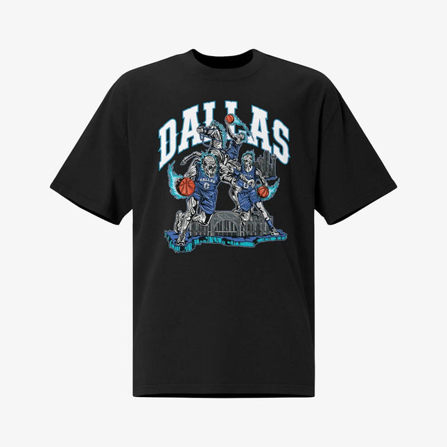 Mercy Rule 'Staple Dallas City' Oversized T-Shirt Black | SOLE SERIOUSS [1]