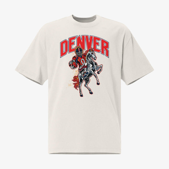 Mercy Rule 'Staple Denver City' Oversized T-Shirt White | SOLE SERIOUSS [1]