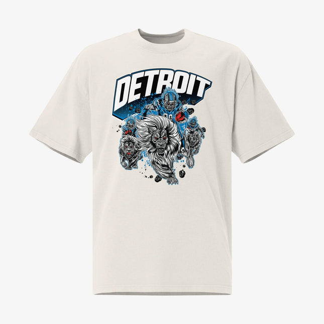 Mercy Rule 'Staple Detroit City' Oversized T-Shirt White | SOLE SERIOUSS [1]
