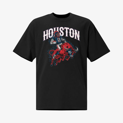 Mercy Rule 'Staple Houston City' Oversized T-Shirt Black | SOLE SERIOUSS [1]