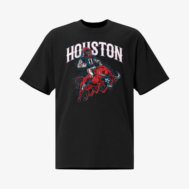 Mercy Rule 'Staple Houston City' Oversized T-Shirt Black | SOLE SERIOUSS [1]