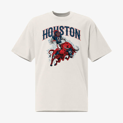Mercy Rule 'Staple Houston City' Oversized T-Shirt White | SOLE SERIOUSS [1]