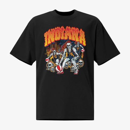 Mercy Rule 'Staple Indiana Fever' Oversized T-Shirt Black | SOLE SERIOUSS [1]