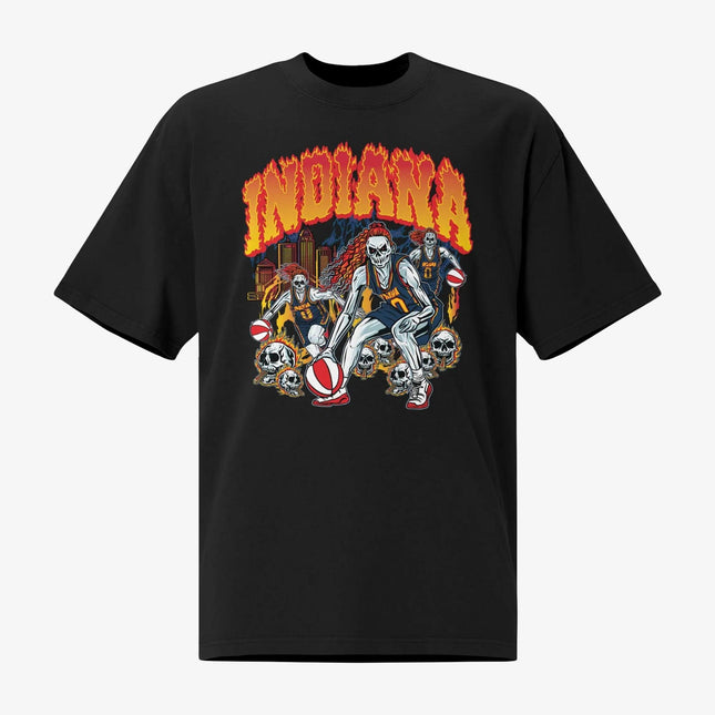 Mercy Rule 'Staple Indiana Fever' Oversized T-Shirt Black | SOLE SERIOUSS [1]
