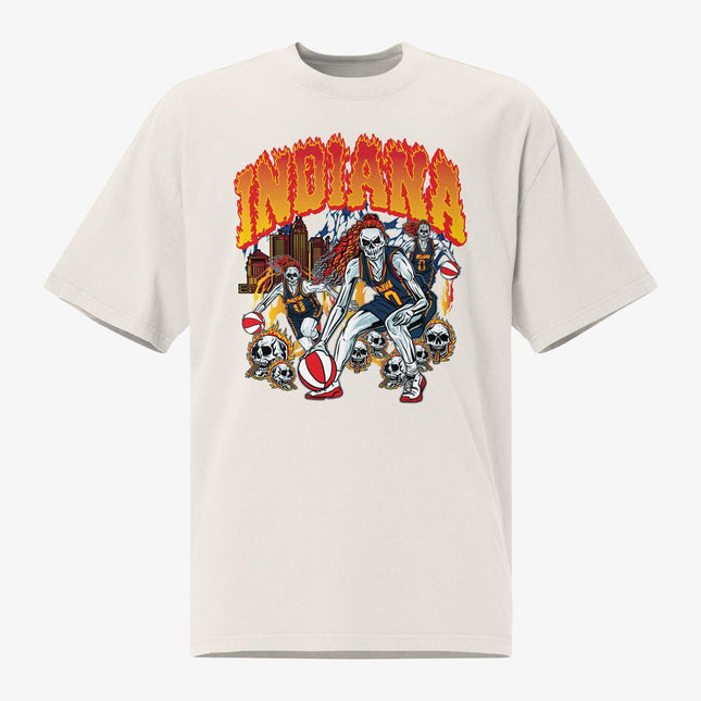 Mercy Rule 'Staple Indiana Fever' Oversized T-Shirt White | SOLE SERIOUSS [1]