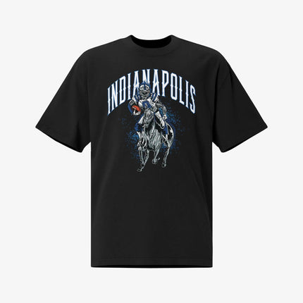 Mercy Rule 'Staple Indianapolis City' Oversized T-Shirt Black | SOLE SERIOUSS [1]