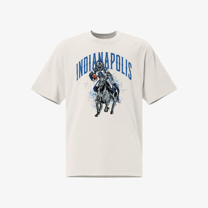 Mercy Rule 'Staple Indianapolis City' Oversized T-Shirt White | SOLE SERIOUSS [1]