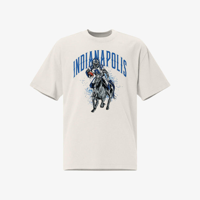 Mercy Rule 'Staple Indianapolis City' Oversized T-Shirt White | SOLE SERIOUSS [1]