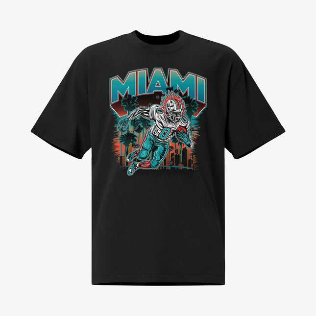 Mercy Rule 'Staple Miami City' Oversized T-Shirt Black | SOLE SERIOUSS [1]