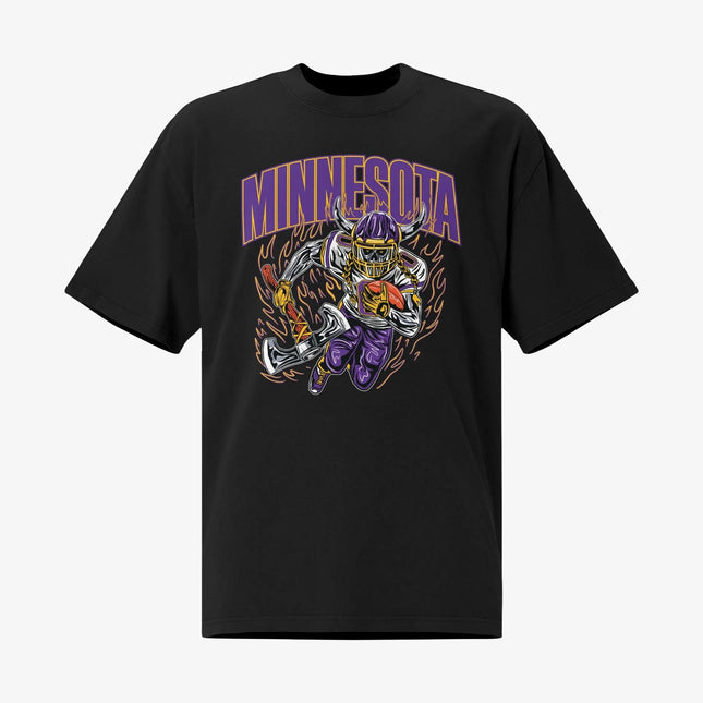 Mercy Rule 'Staple Minnesota City' Oversized T-Shirt Black | SOLE SERIOUSS [1]