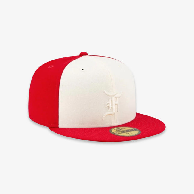 New Era x Fear of God Essentials 59Fifty Fitted Hat Red (SS22) 60224488 - SOLE SERIOUSS (1)