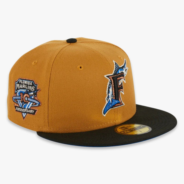 New Era x MLB Ancient Egypt 'Miami Marlins 10th Anniversary' 59Fifty Patch Fitted Hat (Hat Club Exclusive) - SOLE SERIOUSS (1)