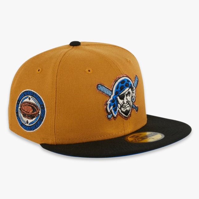 New Era x MLB Ancient Egypt 'Pittsburgh Pirates Three Rivers Stadium' 59Fifty Patch Fitted Hat (Hat Club Exclusive) - SOLE SERIOUSS (1)