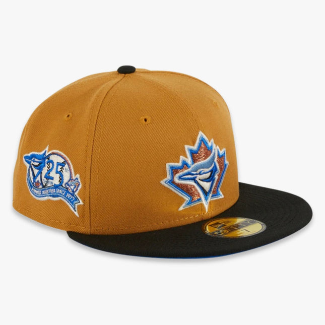 New Era x MLB Ancient Egypt 'Toronto Blue Jays 25th Anniversary' 59Fifty Patch Fitted Hat (Hat Club Exclusive) - SOLE SERIOUSS (1)