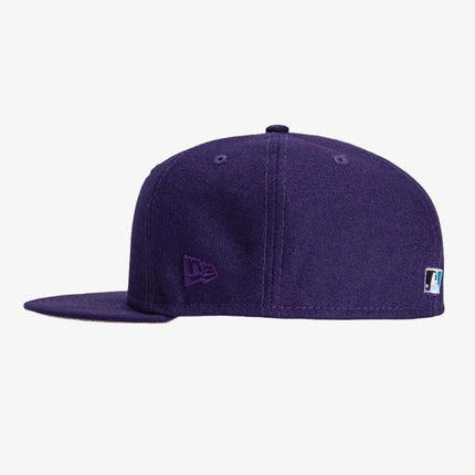 New Era x MLB 'Arizona Diamondbacks 2001 World Series' 59Fifty Patch Fitted Hat Purple (Pink Bottom) - SOLE SERIOUSS (2)