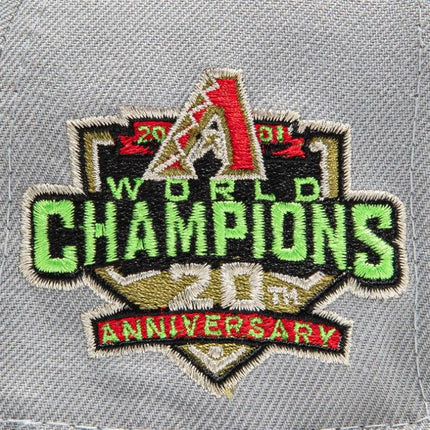 New Era x MLB Beer Pack 'Arizona Diamondbacks 2001 World Champions 20th Anniversary' 59Fifty Patch Fitted Hat (Hat Club Exclusive) - SOLE SERIOUSS (5)